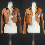 Shingeki no Kyojin Attack on Titan Eren Levi Mikasa Scouting Legion Brown Jackets