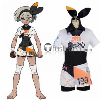 Pokemon Sword and Shield Fighting Bea Cosplay Costume
