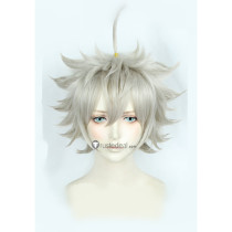 Black Clover Asta Silver Grey Cosplay Wig
