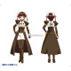 Negima Magister Negi Magi Magical Teacher Negima Chao Lingshen Brown Cosplay Shoes Boots