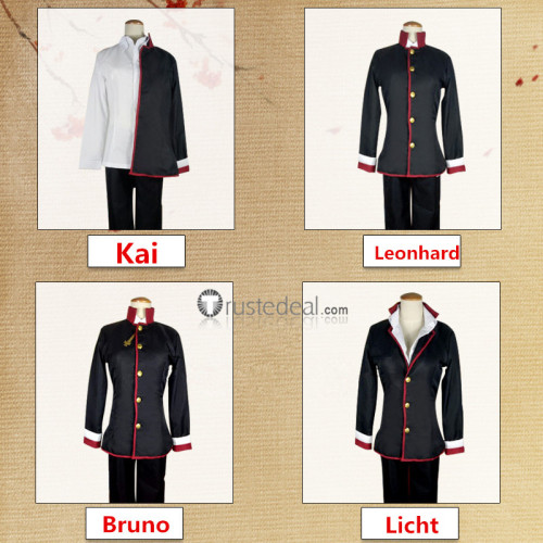 Oushitsu Kyoushi Heine The Royal Four Prince Kai Bruno Leonhard Licht Cosplay Costume