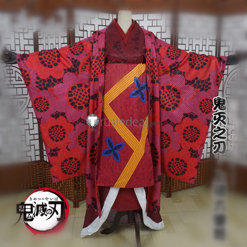 Kimetsu no Yaiba Demon Slayer Daki District Arc Warabihime Hotaru Haganezuka Kimono Cosplay Costumes