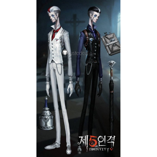 Identity V Wu Chang White Guard Black Guard Cosplay Costumes 2