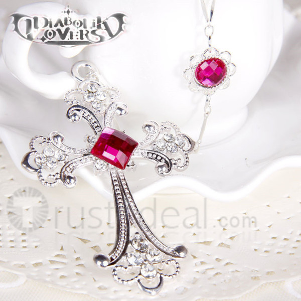 Diabolik Lovers Komori Yui Neckalce and Hair Pin Cosplay Accessories