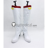 Sailor Moon Usagi Tsukino White Black Red Cosplay Boots Shoes