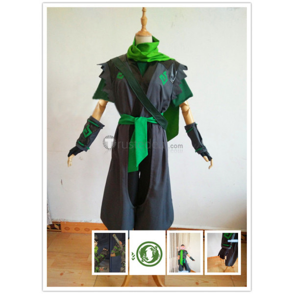 Overwatch Genji Sparrow Skin Cosplay Costume