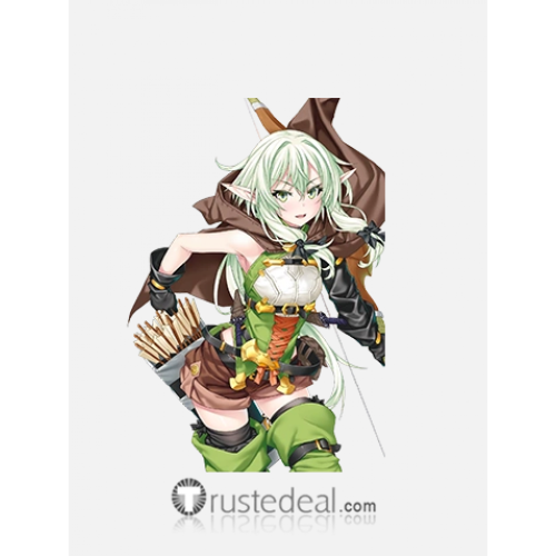 Goblin Slayer High Elf Archer Light Green Cosplay Wig
