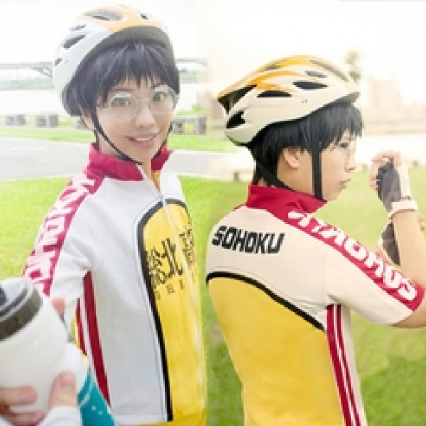 Yowamushi Pedal Sohoku High Bicycle Club Bicycle Race Suit Onoda and Imaizumi Cosplay Costume