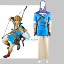 The Legend of Zelda Breath of the Wild Link Cosplay Costume