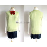 Love Live Japanese Anime JK School Uniform V-neck Pullover Vest Pink Yellow White Black Green Cosplay Costumes