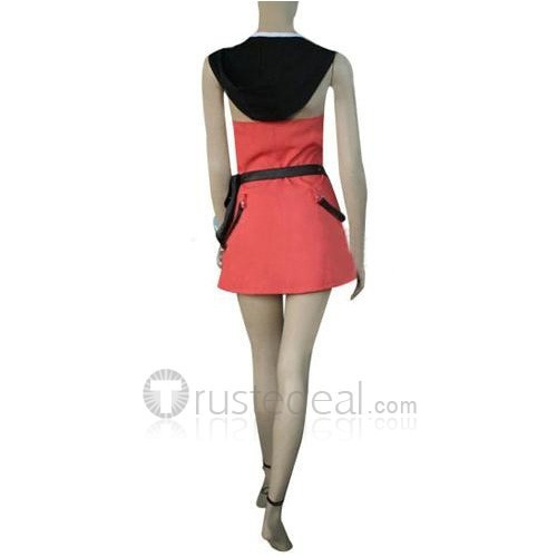Kingdom Hearts 2 Kairi Pink Dress Cosplay Costume