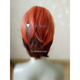 Inuyasha Shippo Orange Brown Cosplay Wig with Ponytail