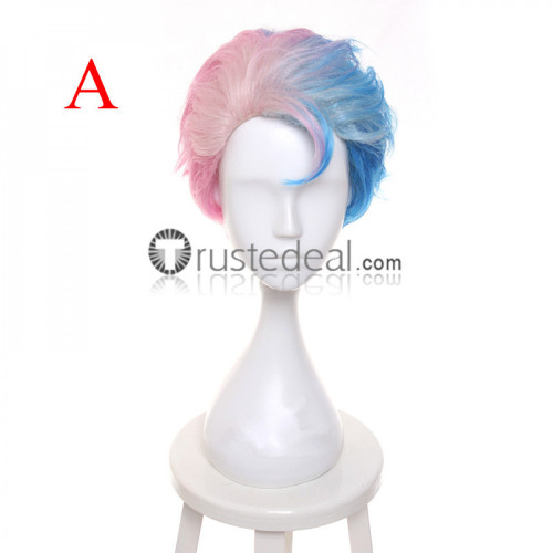 Harley Genderbend Male Cosplay Wig