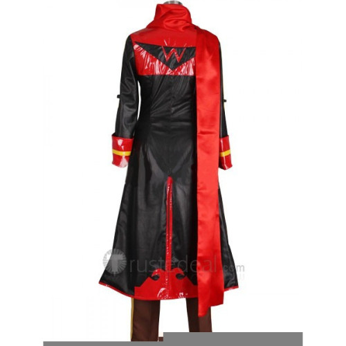 Vocaloid Akaito Black Red Cosplay Costume