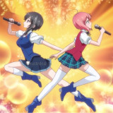 Mahou Shoujo Ore Saki Uno Mikage Sakuyo Idol Red Blue Cosplay Costumes