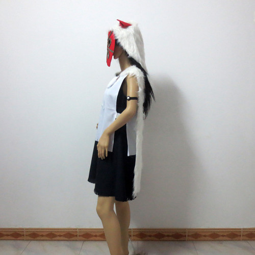 Princess Mononoke Hayao Miyazaki Cosplay Costume and Mask