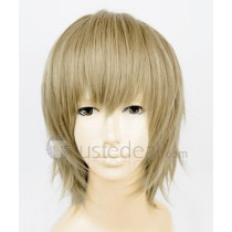 K Totsuka Tatara Short Blonde Brown Cosplay Wig
