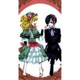 Black Butler Elizabeth Middleford Green Prints Cosplay Dress