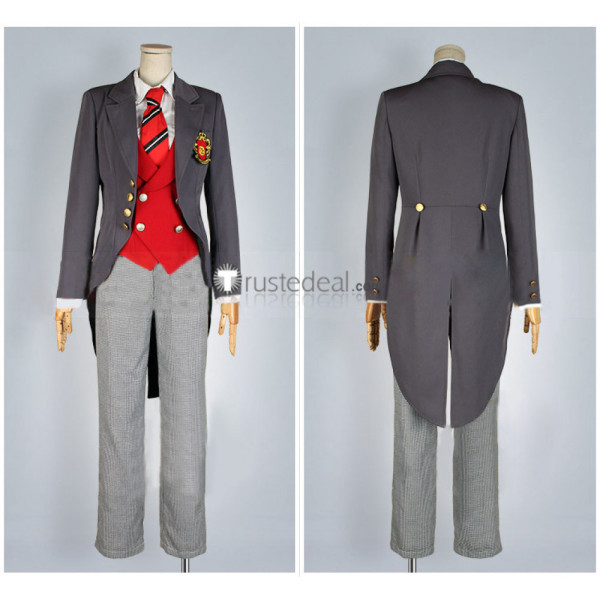 Black Butler Kuroshitsuji Public School Arc Weston College P4 Edgar Redmond Cosplay Costume