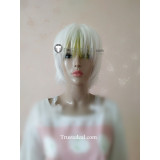 Commission Starfighter Eclipse Abel White Green Highlights Cosplay Wig