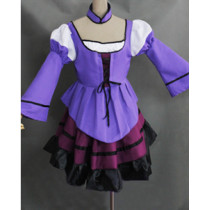 Angelique Stylish Purple Cosplay Costume