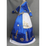 League of Legends Queen Ashe Blue Dress Cosplay Costume
