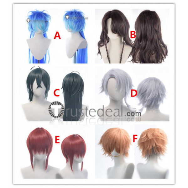 Disney Twisted-Wonderland Idia Azul Malleus Leona Ace Riddle Cosplay Wig