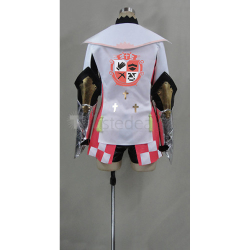Tales Of Zestiria Alisha Diphda White Pink Cosplay Costume