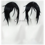 Kuroshitsuji Black Butler Sebastian Michaelis Black Styled Cosplay Wigs