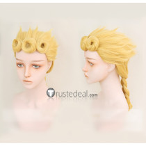 JoJo's Bizarre Adventure Golden Wind Giorno Giovanna Blonde Cosplay Wig