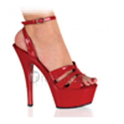 Slick-Surfaced Leather Upper High Heel Open-toes Platform Sexy Sandals(99-04)