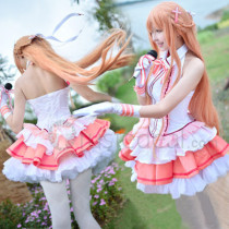 Sword Art Online Idol Asuna Cosplay Costume