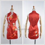 Love Live Nishikino Maki RED Cheongsam Cosplay Costume