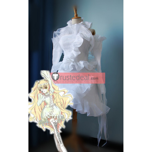 Rozen Maiden Kirakishou White Lolita Cosplay Costume