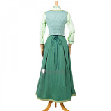 Frozen Disney Princess Anna Ending Epilogue Dress Cosplay Costume