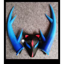 Onmyoji Enma Shikigami Lunar Glow Horns Mask Cosplay Props