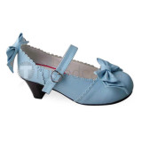 Top and Back Double Bows Lolita Shoes