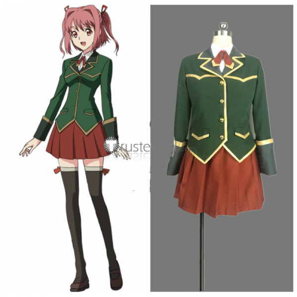 Re:Creators Hoshikawa Hikayu Green Cosplay Costume