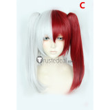 Boku no Hero Academia Shouto Todoroki Genderbend Girl Female Ponytails Cosplay Wig