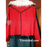 Pokemon Gijinka Human Yveltal Red Cosplay Costume