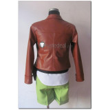 Mirai Nikki Future Dairy Yukiteru Amano Brown Jacket Cosplay Costume2