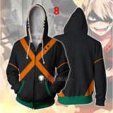 Boku no Hero Academia Hoodies Izuku Katsuki All Might Ochaco Tsuyu Shoto Cosplay Costumes