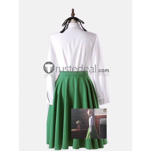 Violet Evergarden White Green Cosplay Costume
