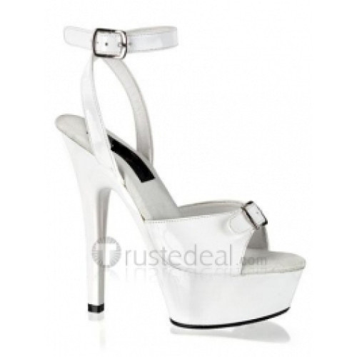 PU Leather Upper High Heel Open-toes Platform Sexy Sandals(99-65)