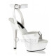 PU Leather Upper High Heel Open-toes Platform Sexy Sandals(99-65)