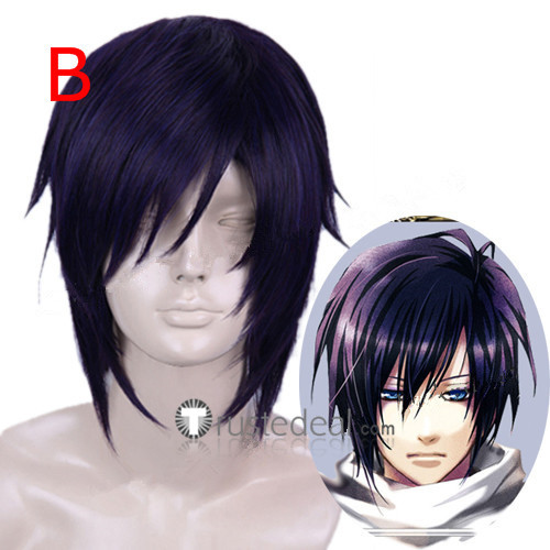 Hakuouki Saitou Saito Hajime Purple Cosplay Wig