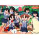 Azumanga Daioh Chiyo Mihama Ayumu Kasuga Tomo Takino School Girls Uniform Summer Cosplay Costume