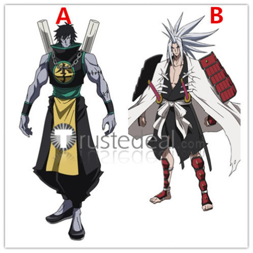 Shaman King Lee Pyron Jiang Shi Lee Pai-Long Amidamaru Cosplay Costume