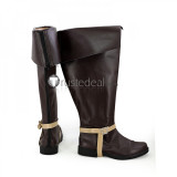Fire Emblem Awakening Donnel Tinhead Brown Cosplay Boots Shoes