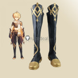 Genshin Impact Traveler Aether Sora Amber Diona Beidou Xingqiu Cosplay Shoes Boots